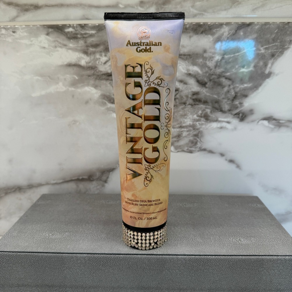 Australian Gold Vintage Gold Timeless DHA Bronzer Tanning Lotion 10oz NEW